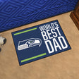 Seahawks World's Best Dad Starter Mat