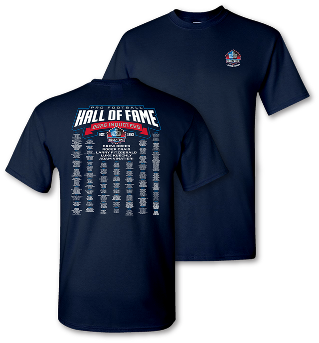 Hall of Fame Men's Class of 2026 Roll Call T-Shirt