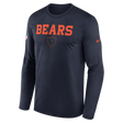 Bears 2026 Nike Men's Rivalries Collection Sideline Legend Dri-FIT Long-Sleeve T-Shirt Pro Football Hall of Fame