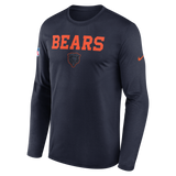 Bears 2026 Nike Men's Rivalries Collection Sideline Legend Dri-FIT Long-Sleeve T-Shirt
