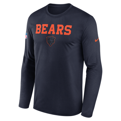 Bears 2026 Nike Men's Rivalries Collection Sideline Legend Dri-FIT Long-Sleeve T-Shirt