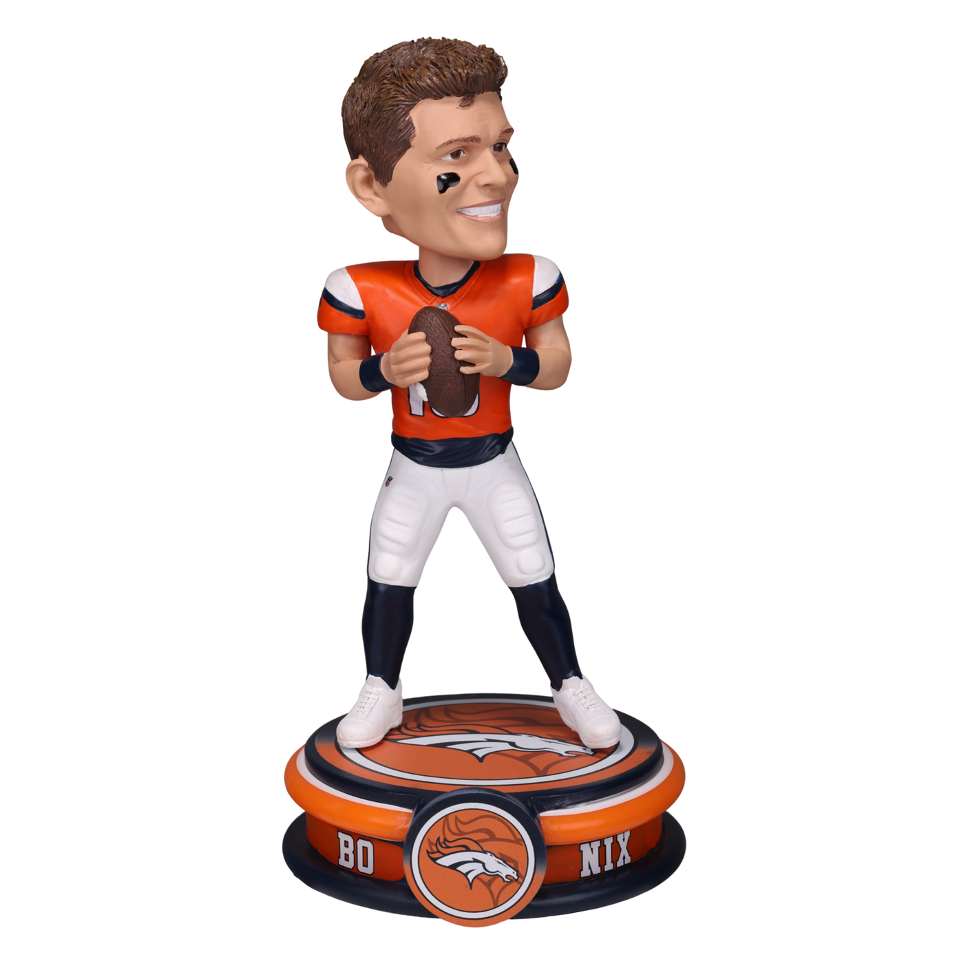 Broncos Bo Nix 8 Inch Neon Bobblehead Pro Football Hall of Fame