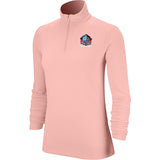 Hall of Fame Women's Nike Dry Half Zip - Pink