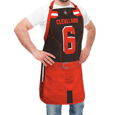 Browns Baker Mayfield Jersey Apron