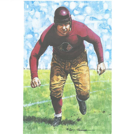 Albert Glen "Turk" Edwards Goal Line Art Proof Card