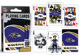 Ravens Playing Cards