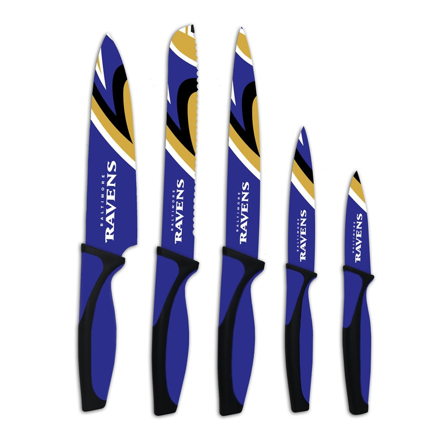 Ravens 5-Piece Stainless Steel Cutlery Knife Set