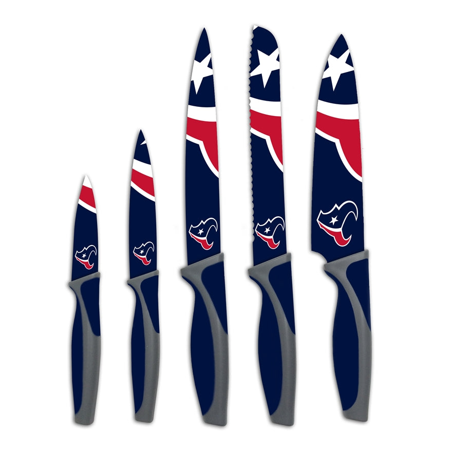 Texans 5-Piece Stainless Steel Cutlery Knife Set