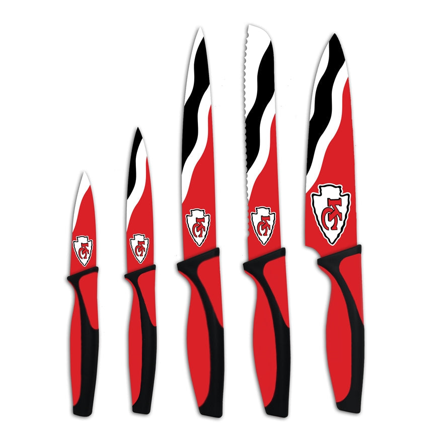 Chiefs 5-Piece Stainless Steel Cutlery Knife Set