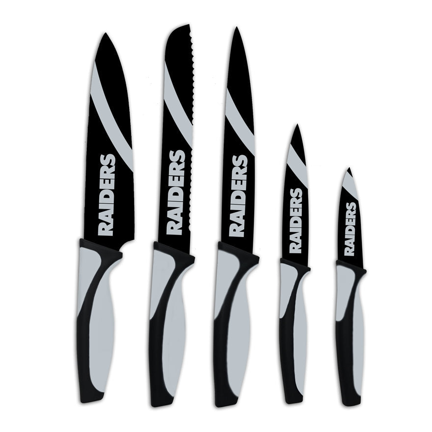 Raiders 5-Piece Stainless Steel Cutlery Knife Set