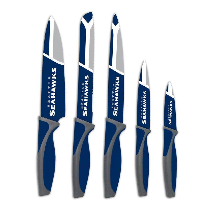 Seahawks 5-Piece Stainless Steel Cutlery Knife Set