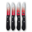 Falcons 4-Piece Stainless Steel Steak Knife Set