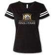 Black College Football Hall of Fame Women's Logo T-Shirt - Black