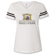 Black College Football Hall of Fame Women's Logo T-Shirt - White