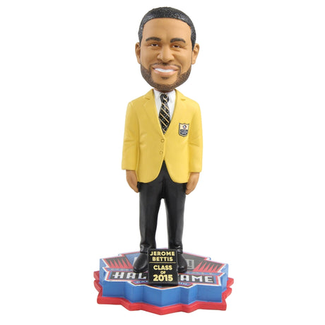 Jerome Bettis Limited Edition Gold Jacket Bobblehead