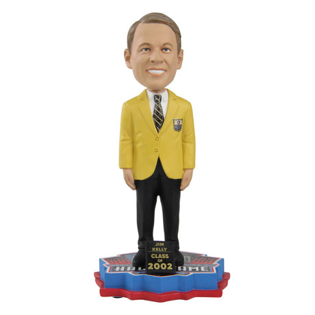 Jim Kelly Limited Edition Class of 2002 Gold Jacket Bobblehead
