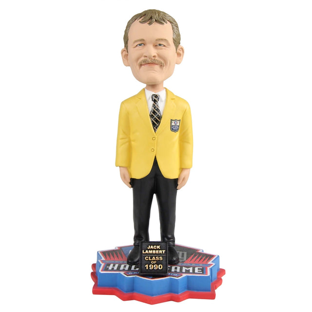 Jack Lambert Limited Edition Class of 1990 Gold Jacket Bobblehead