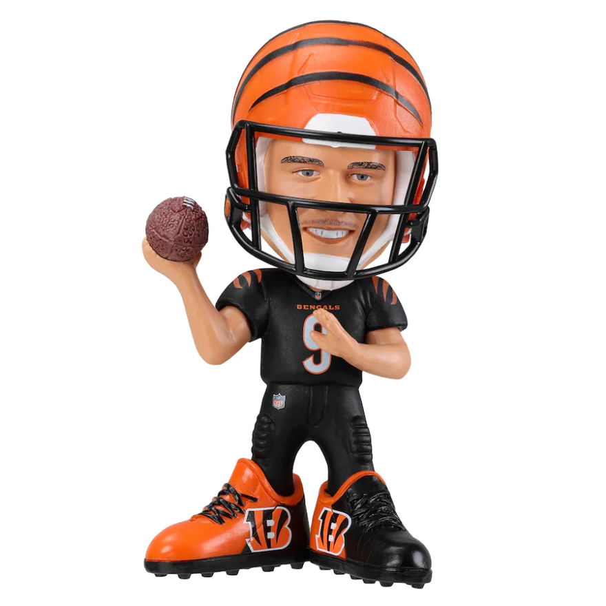 Joe Burrow Cincinnati Bengals Showstomperz Player Bobblehead