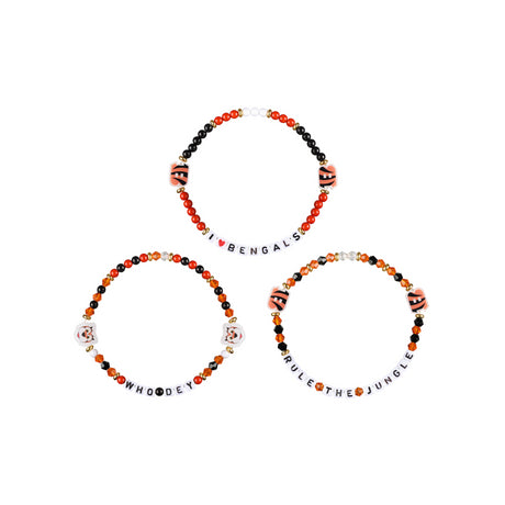 Bengals 3 Pack Bracelets