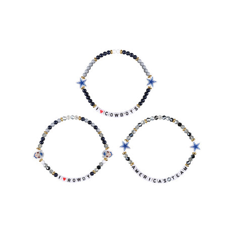 Cowboys 3 Pack Bracelets