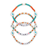 Dolphins 3 Pack Bracelets