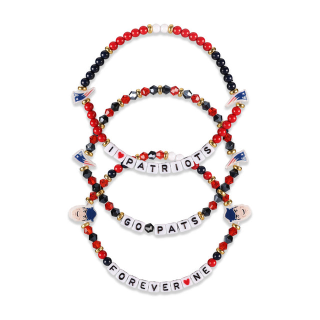 Patriots 3 Pack Bracelets