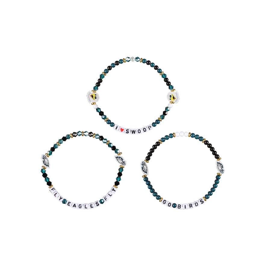 Eagles 3 Pack Bracelets