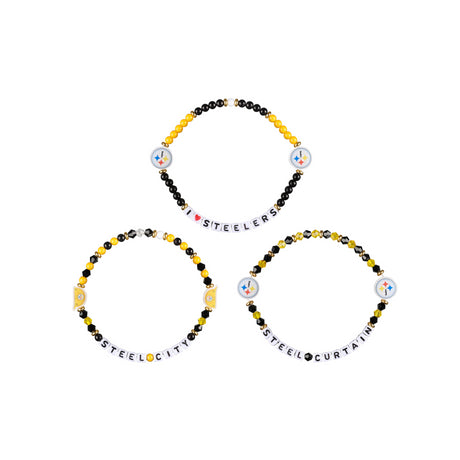 Steelers 3 Pack Bracelets