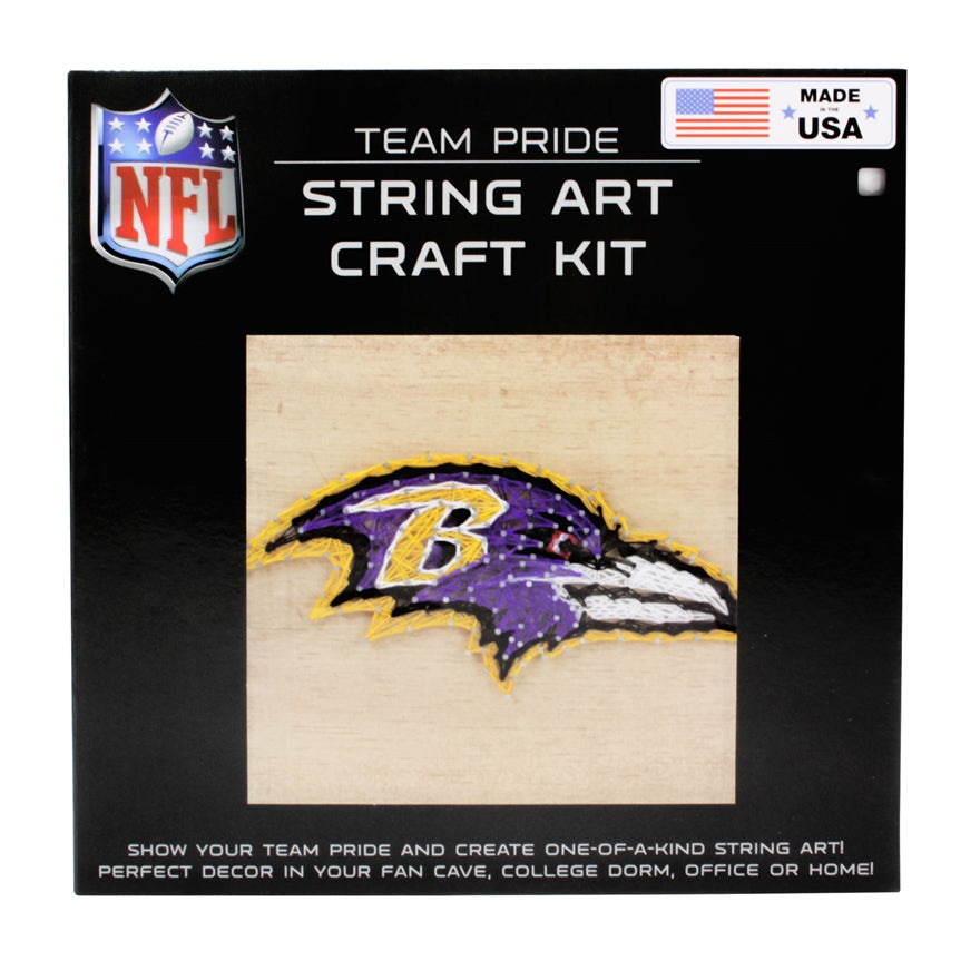 Ravens Team Pride String Art Set