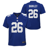 Giants Saquon Barkley Youth Nike Game Jersey