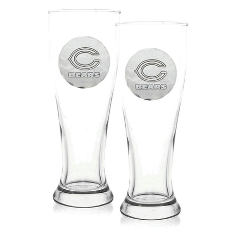 Chicago Bears 2-Piece Pilsner Set with Collectible Box