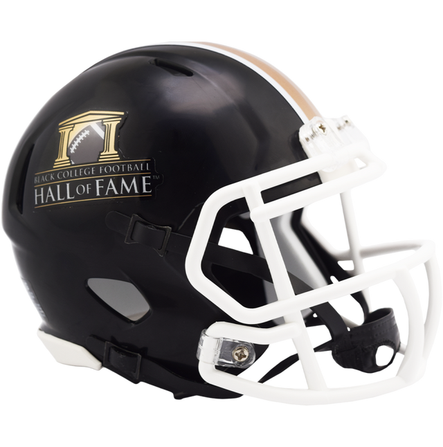 football black helmet Black College Football Hall of Fame Black Speed Mini Helmet – Pro Football Hall of Fame