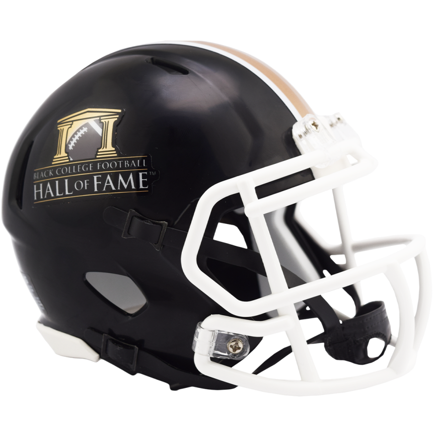 Black College Football Hall of Fame Black Speed Mini Helmet