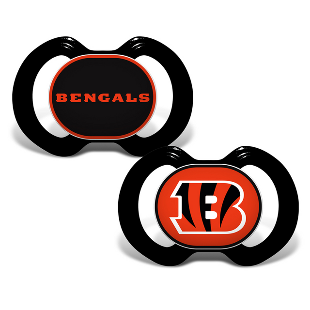 Bengals 2 Pack Pacifiers