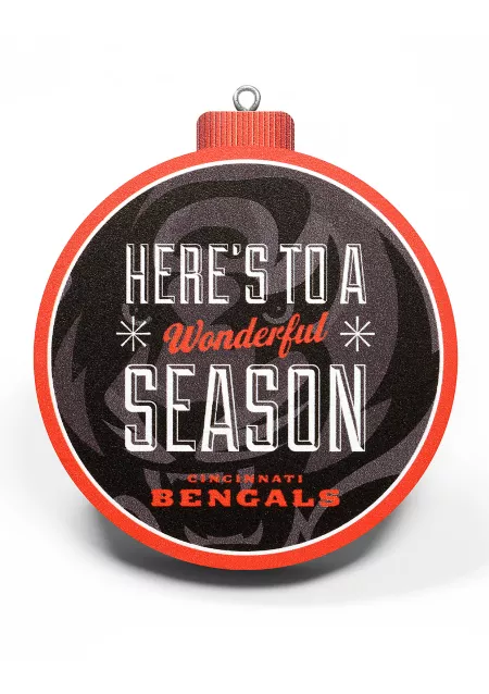 Bengals 3-D Logo Ornament