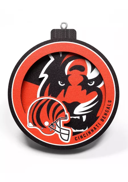 Bengals 3-D Logo Ornament