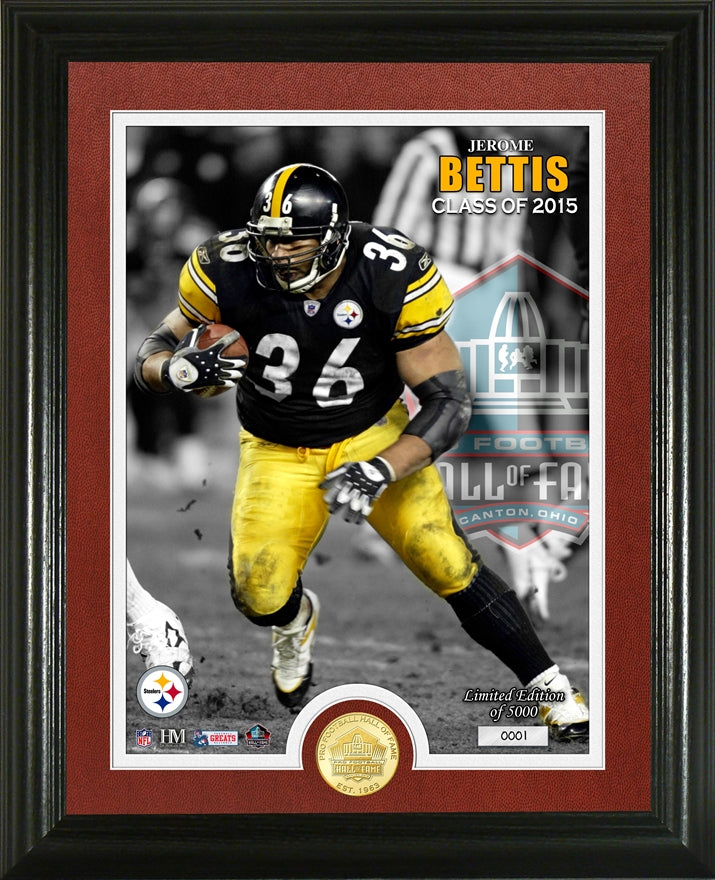 Jerome Bettis 2015 Hall of Fame Bronze Coin Photo Mint