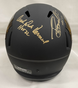 Class of 2022 Autographed Hall of Fame Black Eclipse Replica Helmet