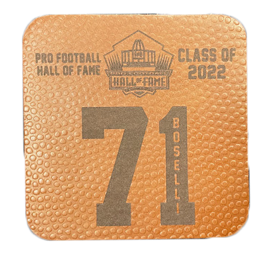 Tony Boselli Leather Player Coaster