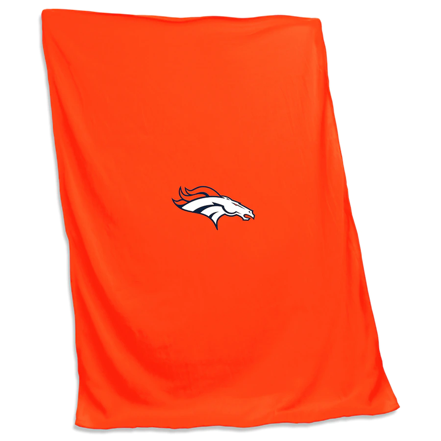 Broncos Logo Brands Sweatshirt Blanket