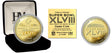 Super Bowl XLVIII (48) Goldplate Flip Coin