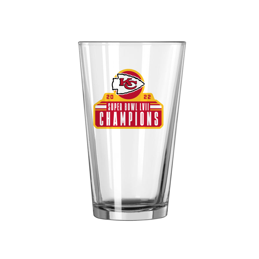 Chiefs Super Bowl LVII Champs Pint Glass