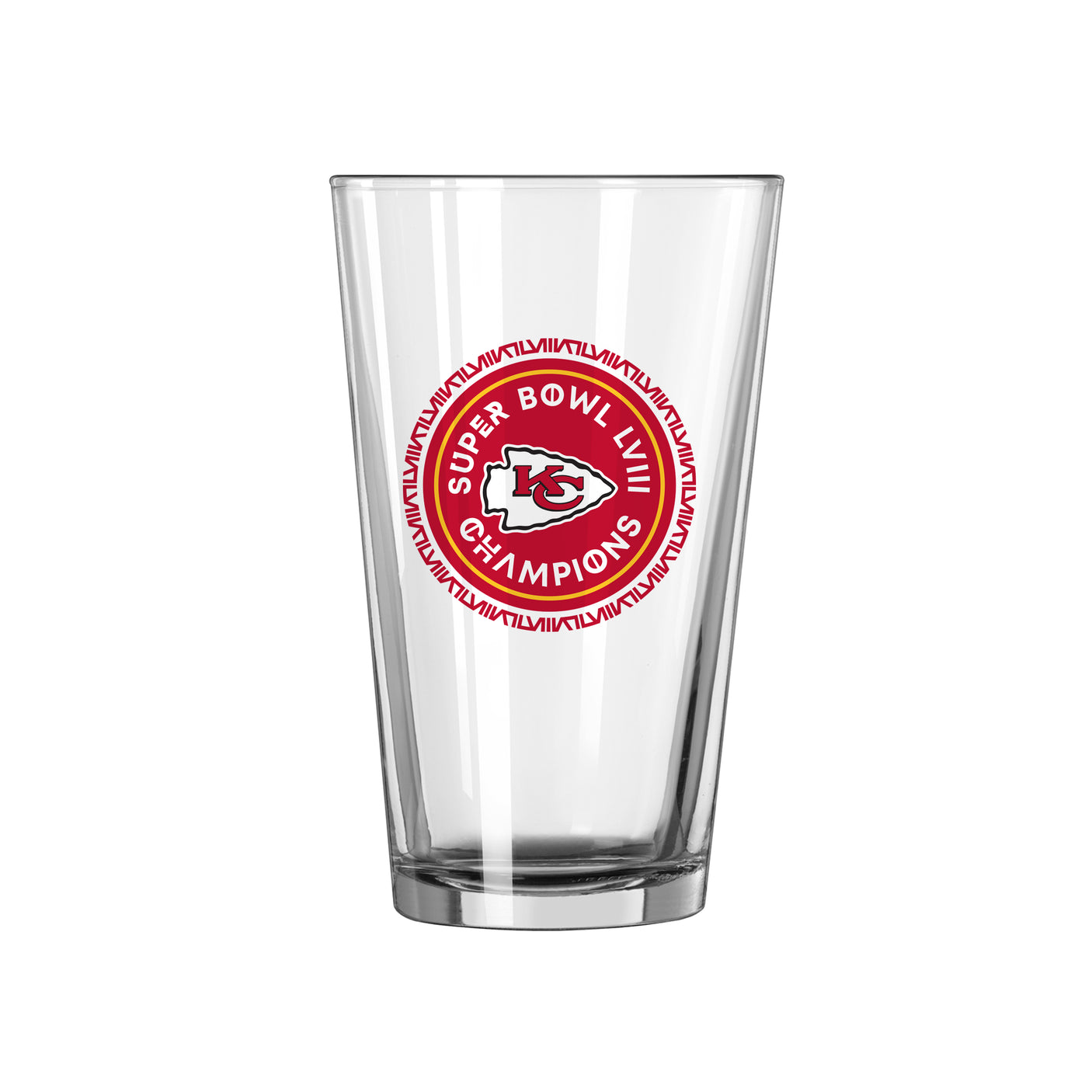 Kansas City Chiefs Super Bowl LVIII (58) Champions Pint Glass