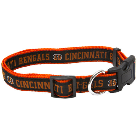 Bengals Pets First Nylon Dog Collar