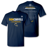 Chargers Don Coryell Class of 2023 Stat Tee