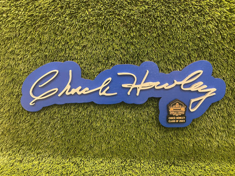 Chuck Howley 3D Signature Color Wall Sign