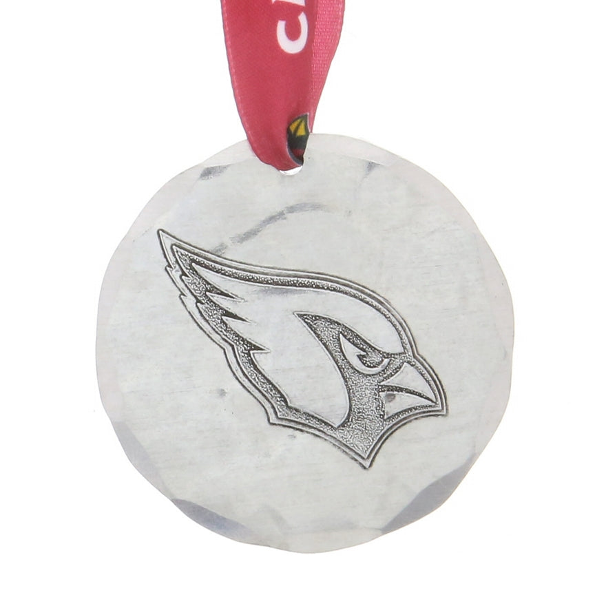 Cardinals Classic Round Aluminum Ornament