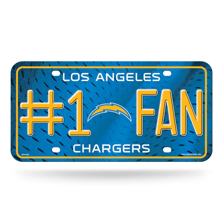 Los Angeles Chargers License Plate