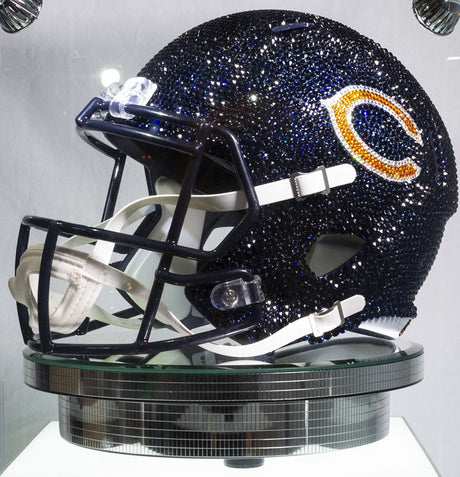 Bears Swarovski Crystal Full Size Helmet