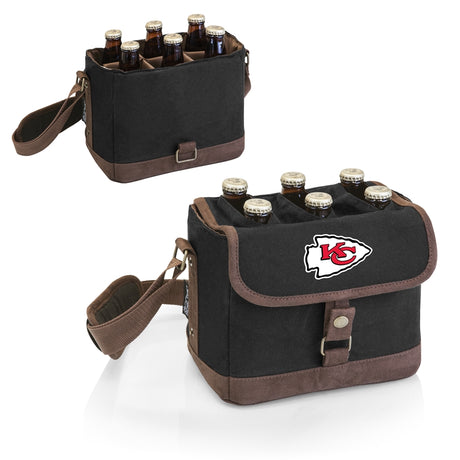 Chiefs Beer Caddy Cooler Tote with Opener by Picnic Time